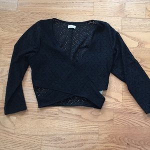 Hollister lace crop top